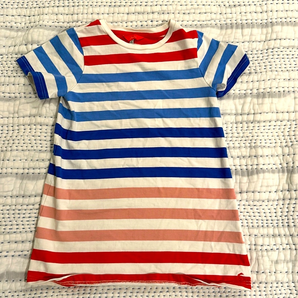 Joules Coastal “Liberty” Tee Shirt Dress size 9-10